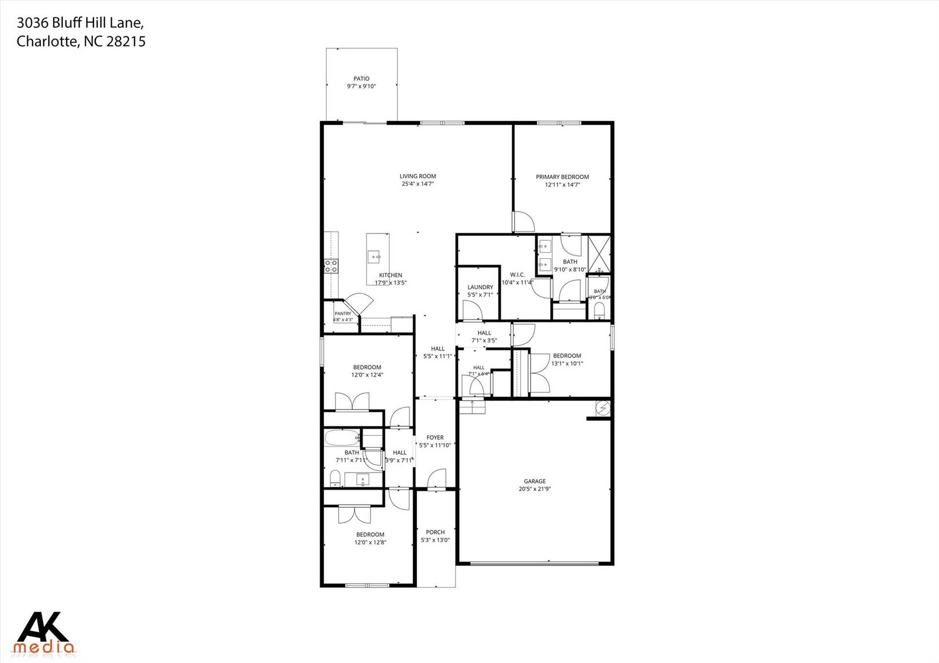 3036 Bluff Hill Lane, Charlotte, NC 28215 3036 Bluff Hill Lane, Charlotte, NC 28215