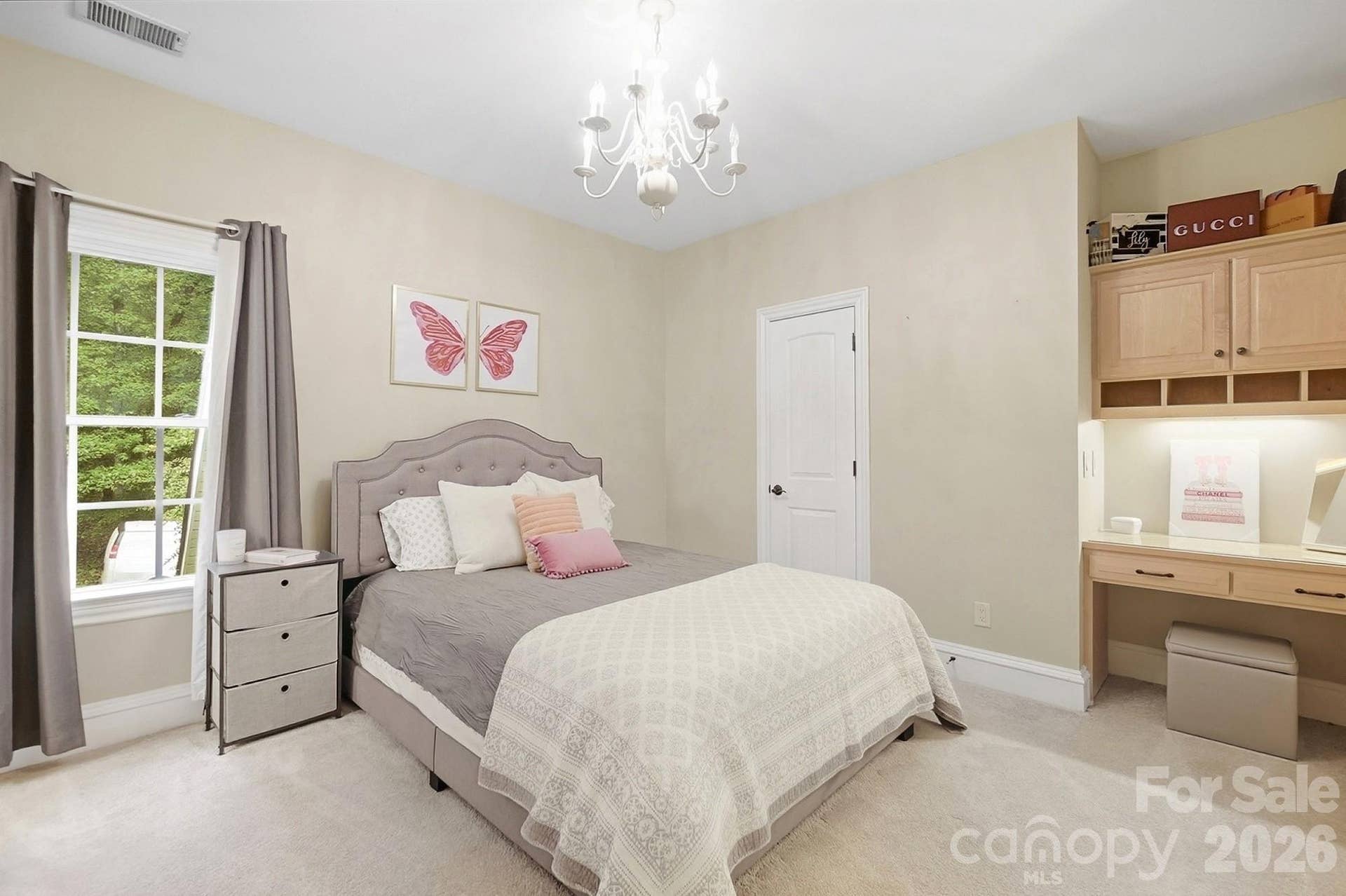 3rd Bedroom with Built-in Desk