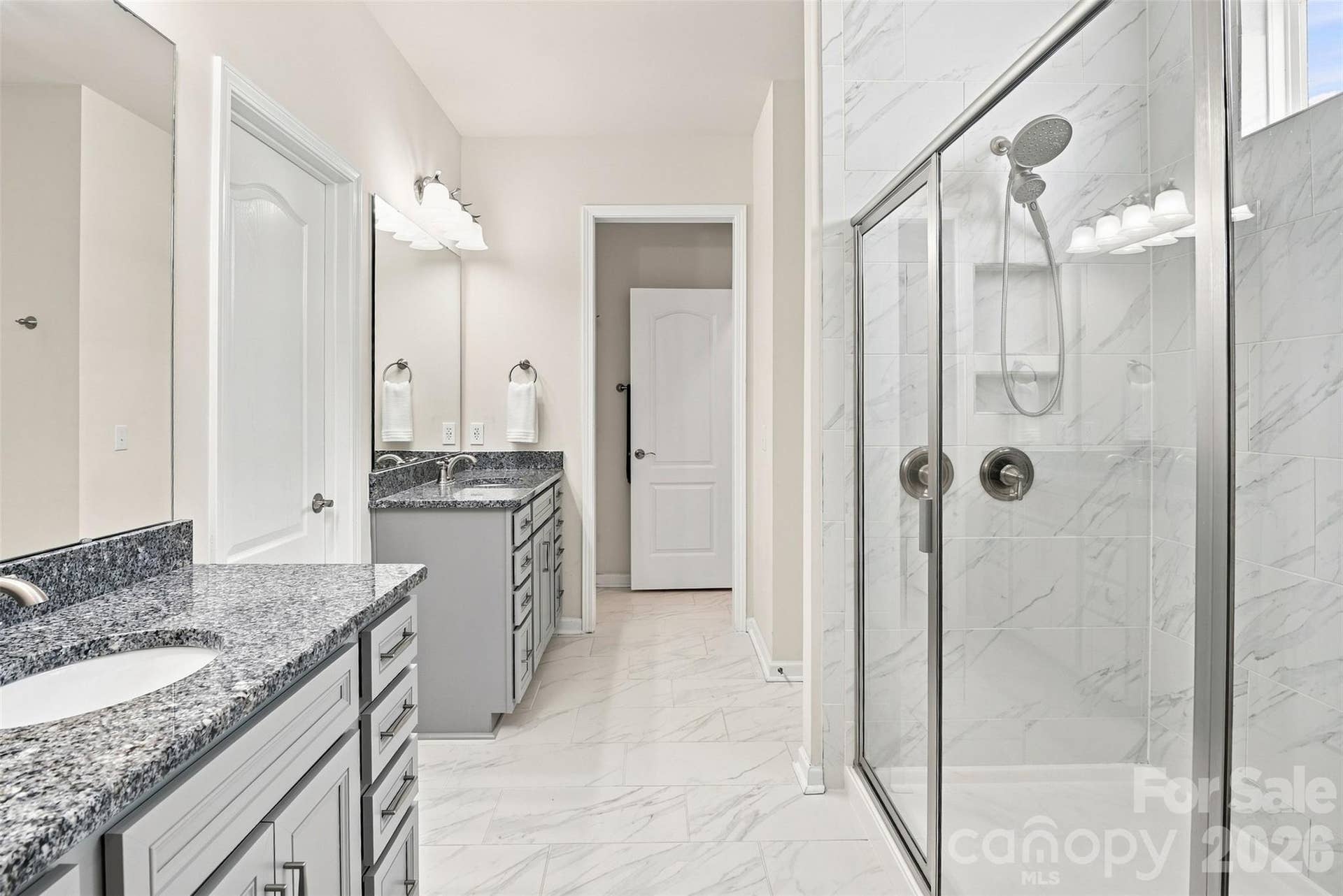 15704 Reynolds Drive, Indian Land, SC 29707 Primary bathroom with dual split vanities