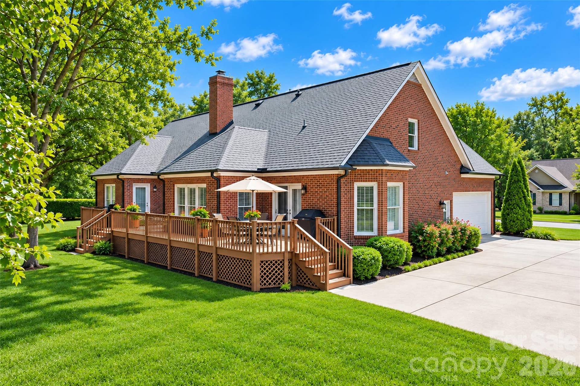 5480 Glen Forest Drive, Charlotte, NC 28226 Direct Gas line to grill (conveys). All windows and doors outside freshly painted and sealed (2026). Garage was pre inspected separately (9/2026). Vapor barrier needs in some areas needs to be pulled back in place.