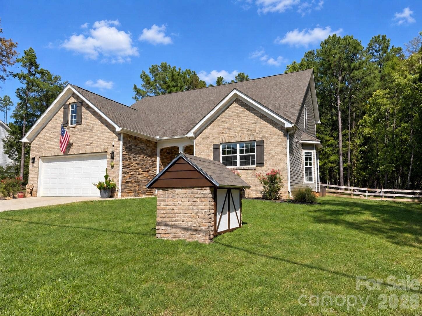 9201 Providence Road S, Waxhaw, NC 28173 Brick Well house made to match house