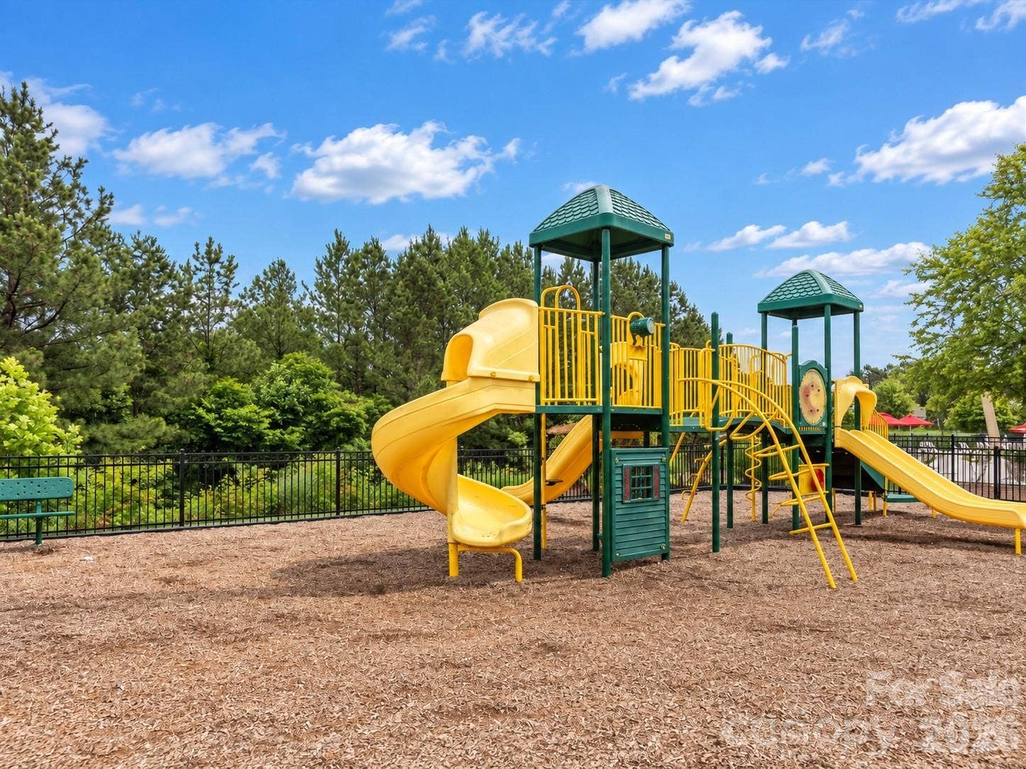 Several playgrounds in the neighborhood