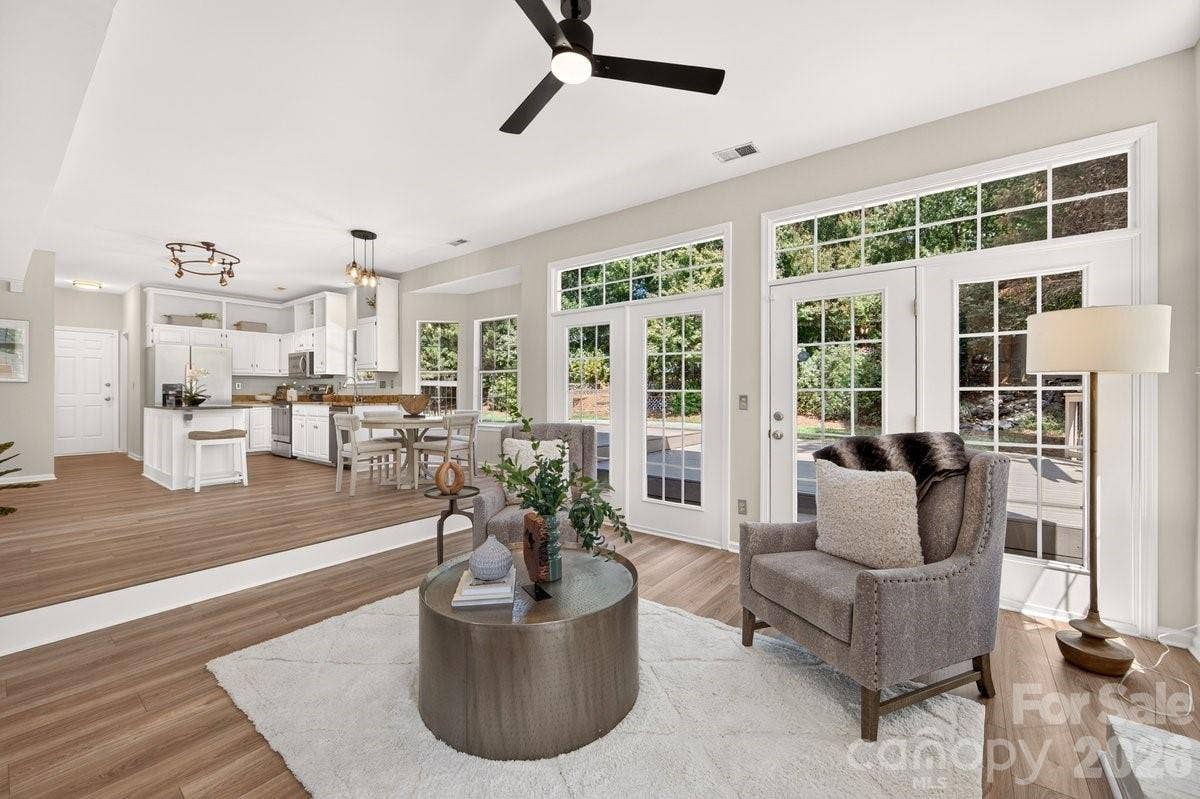 2901 Firewood Drive, Matthews, NC 28105 The natural light flooding this home is amazing!