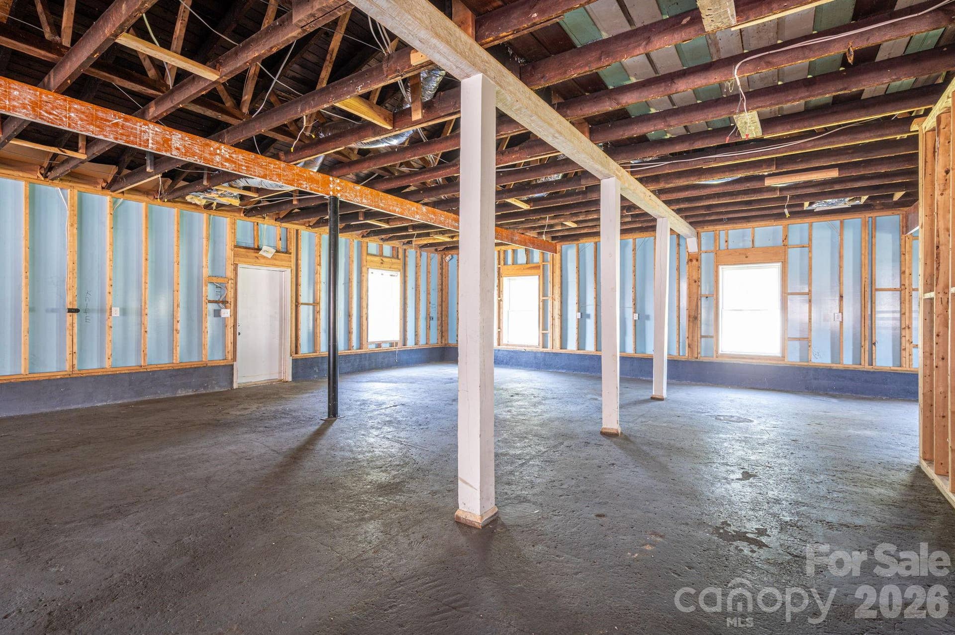 Interior View of Rear of Building