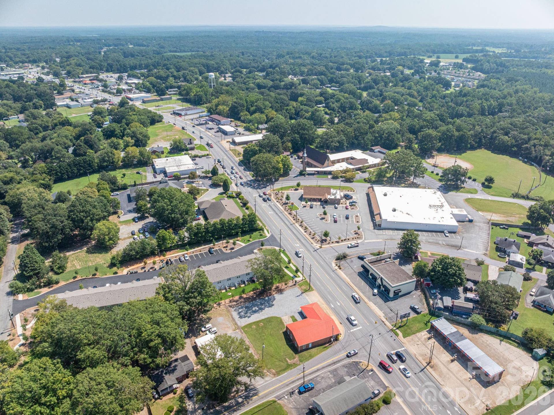 Aerial View West