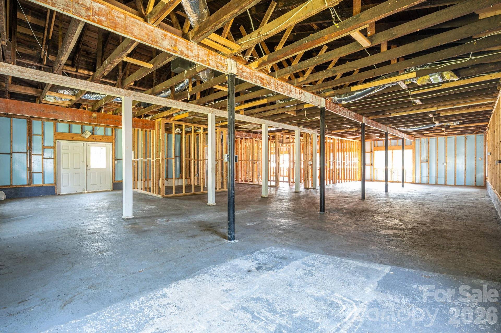 Interior View of Rear of Building