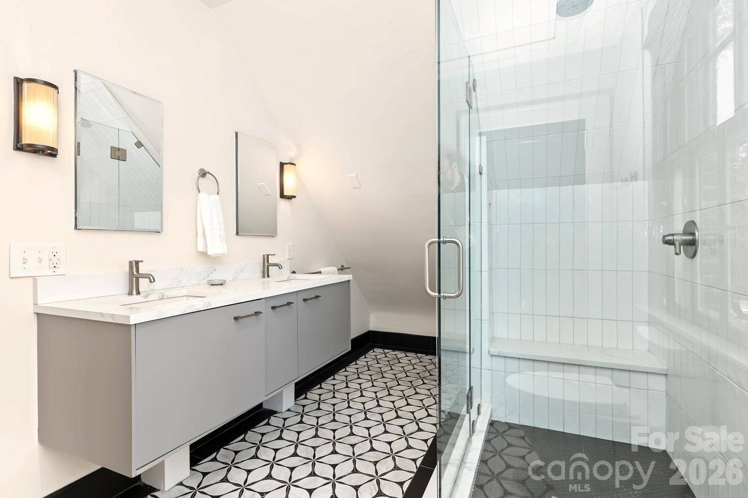 Beautifully remodeled second floor bath