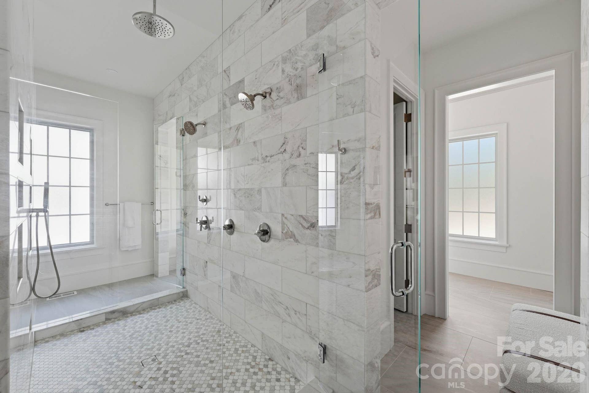 Dual Entry Spacious Walk-in-Shower