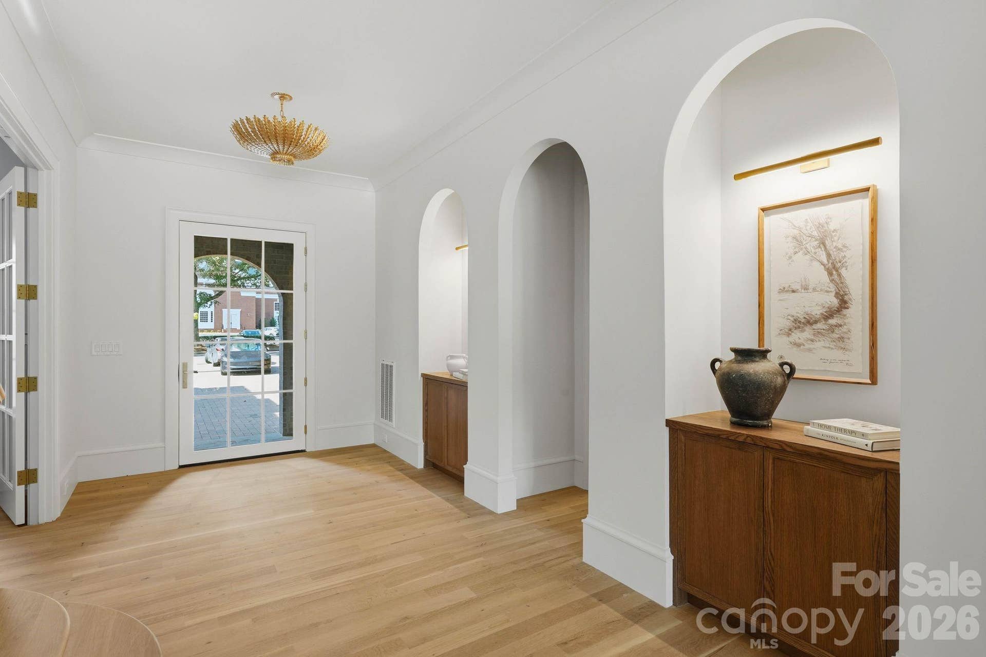 Front Entry - Foyer - Custom Inlay Cabinets
