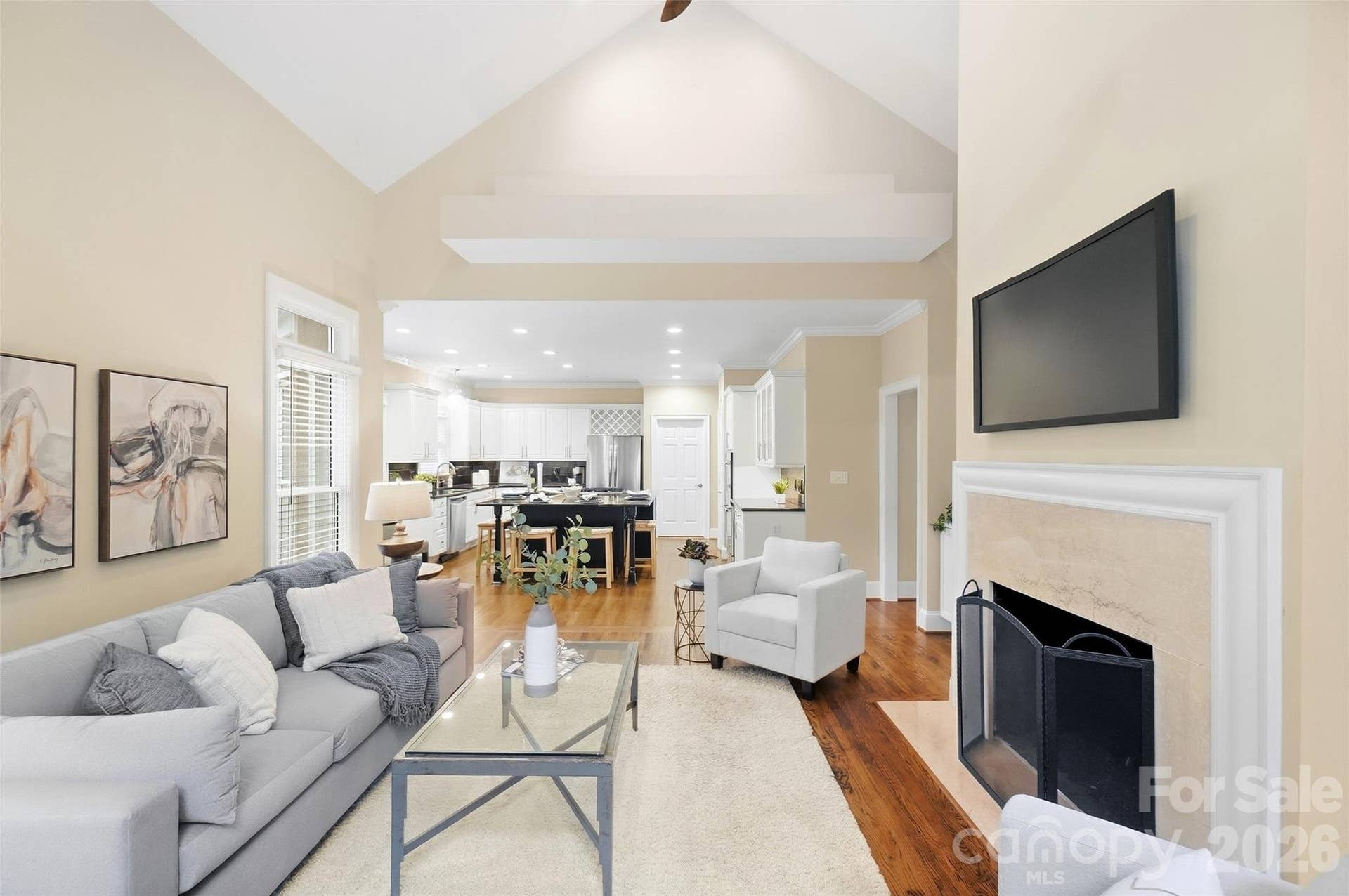 7425 Seton House Lane, Charlotte, NC 28277 Family room / Kitchen