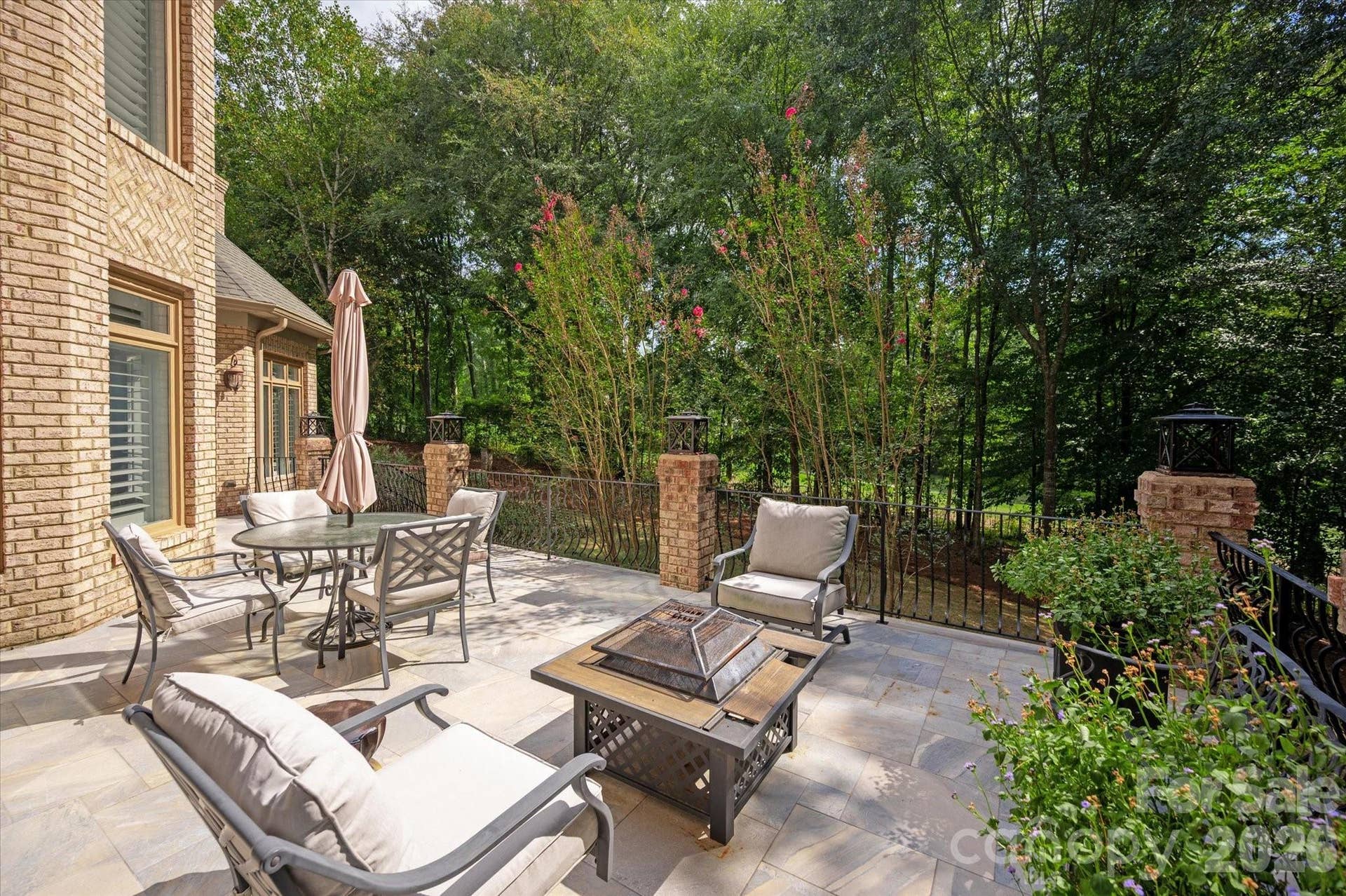 1005 Firethorne Club Drive, Marvin, NC 28173 Backyard terrace