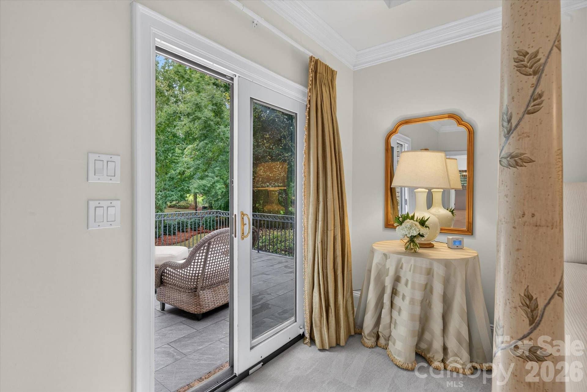 1005 Firethorne Club Drive, Marvin, NC 28173 Private terrace off primary bedroom