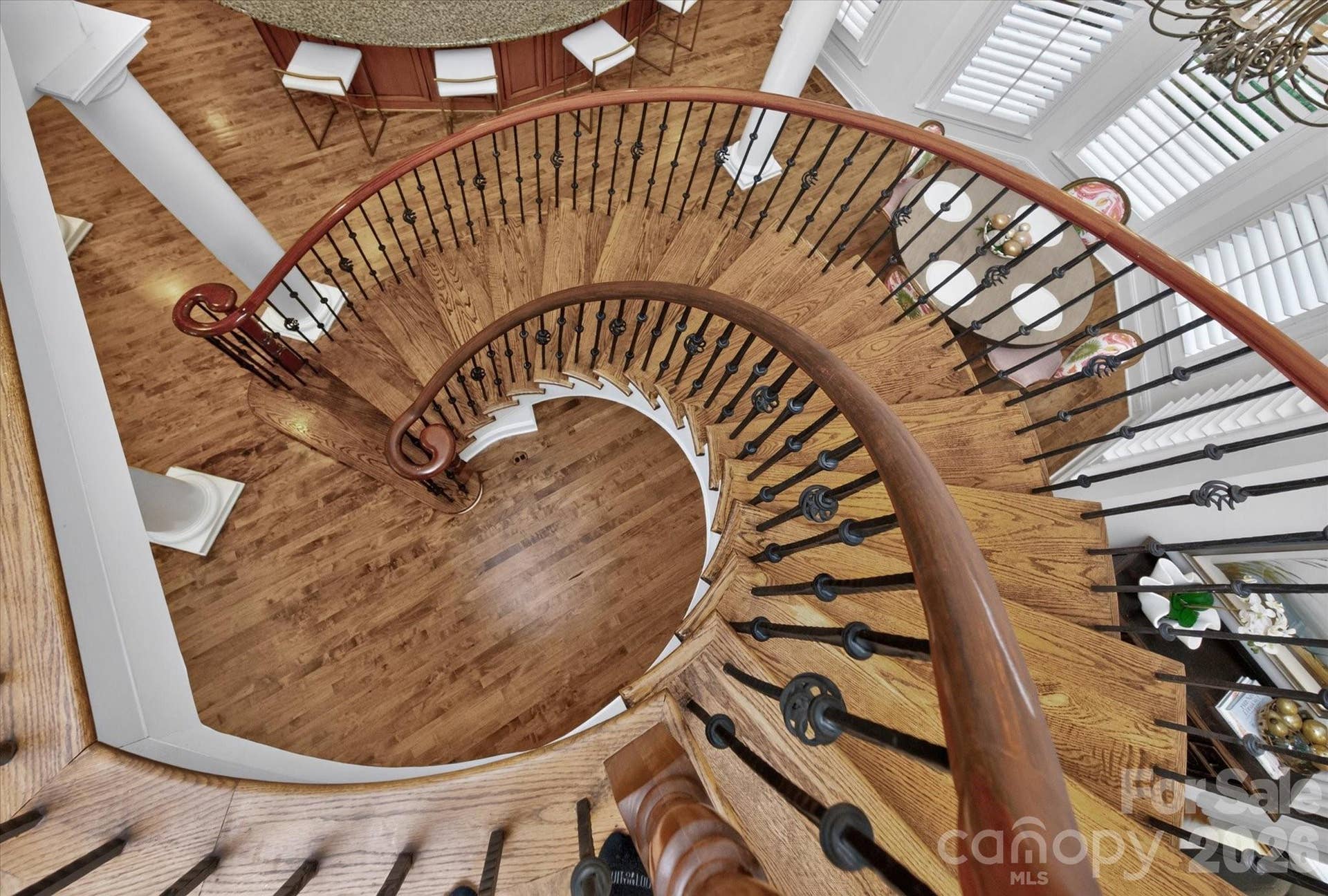 1005 Firethorne Club Drive, Marvin, NC 28173 Stunning curved staircase