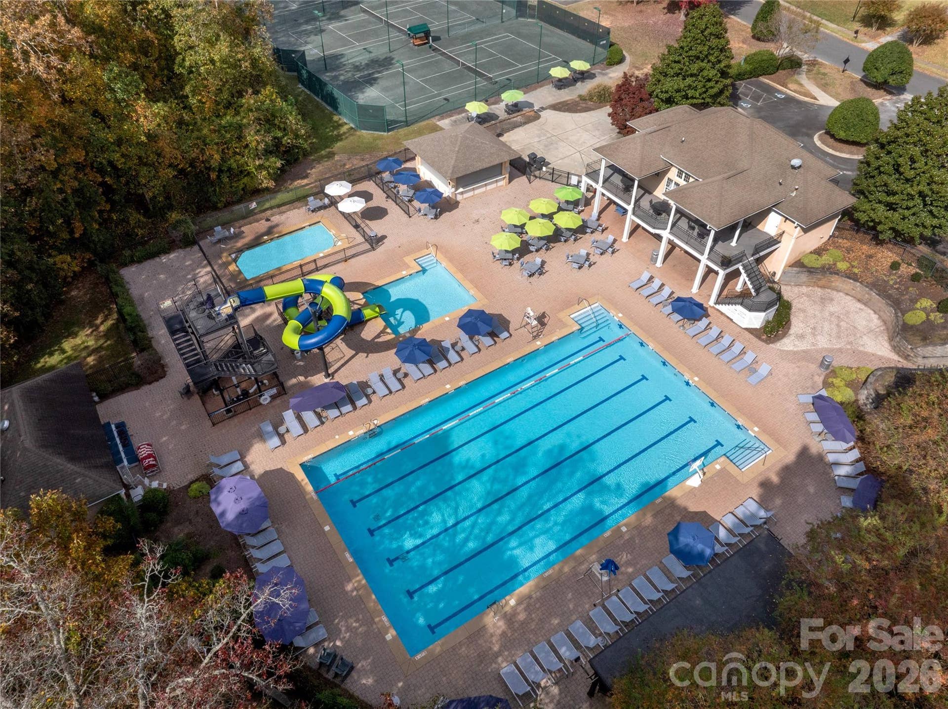 1005 Firethorne Club Drive, Marvin, NC 28173 Community pool, tennis courts & tiki bar