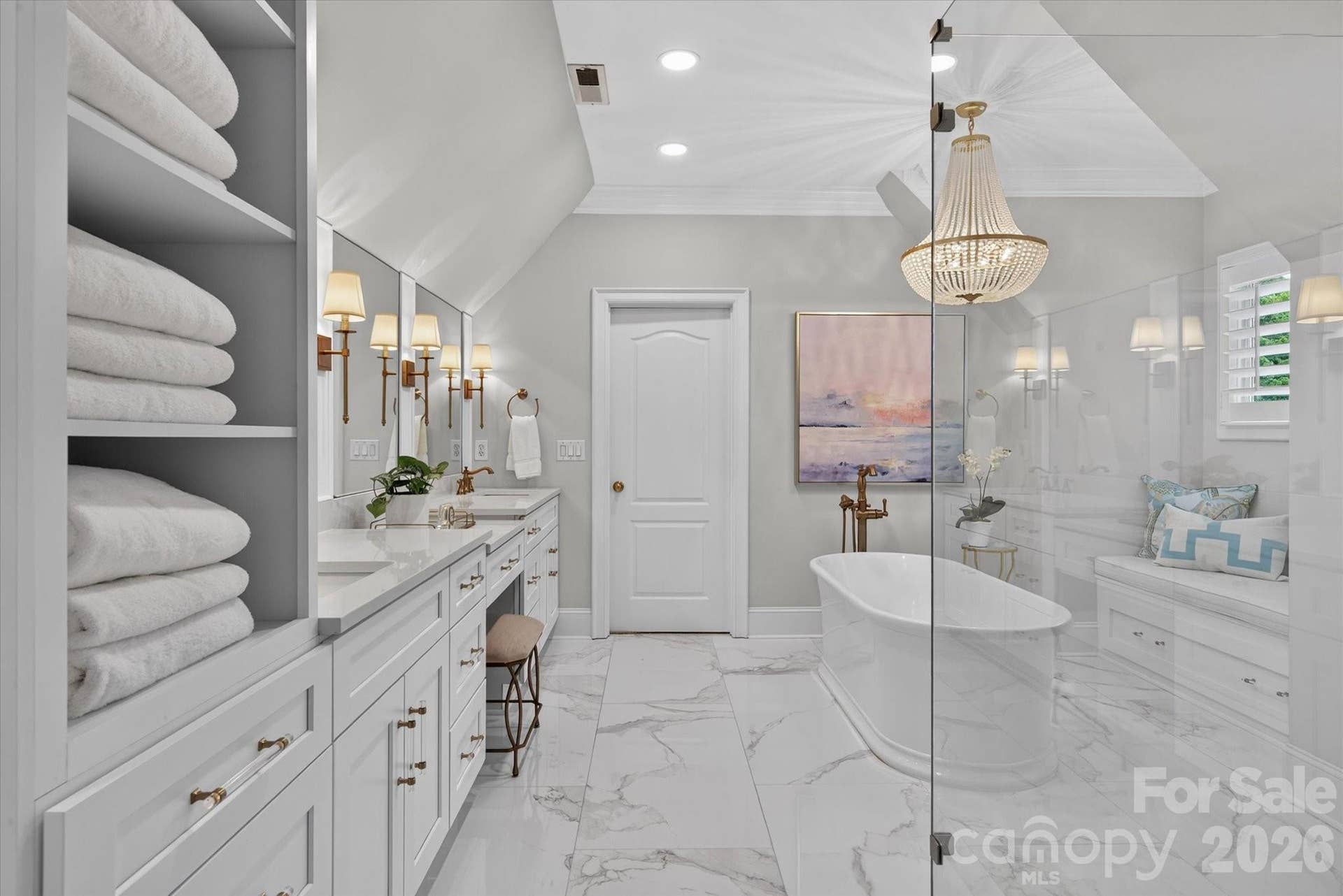 1005 Firethorne Club Drive, Marvin, NC 28173 Beautifully renovated primary bath