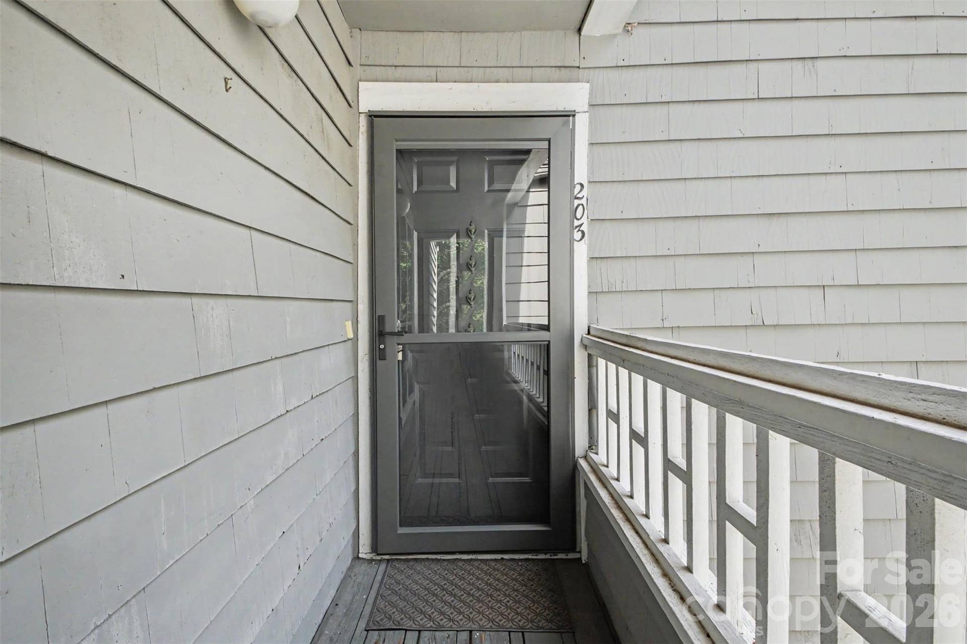 Private entry with spacious outdoor area.
