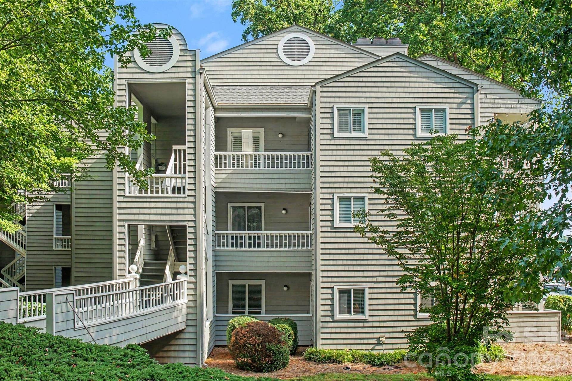 Top floor, end unit with private entry area.
