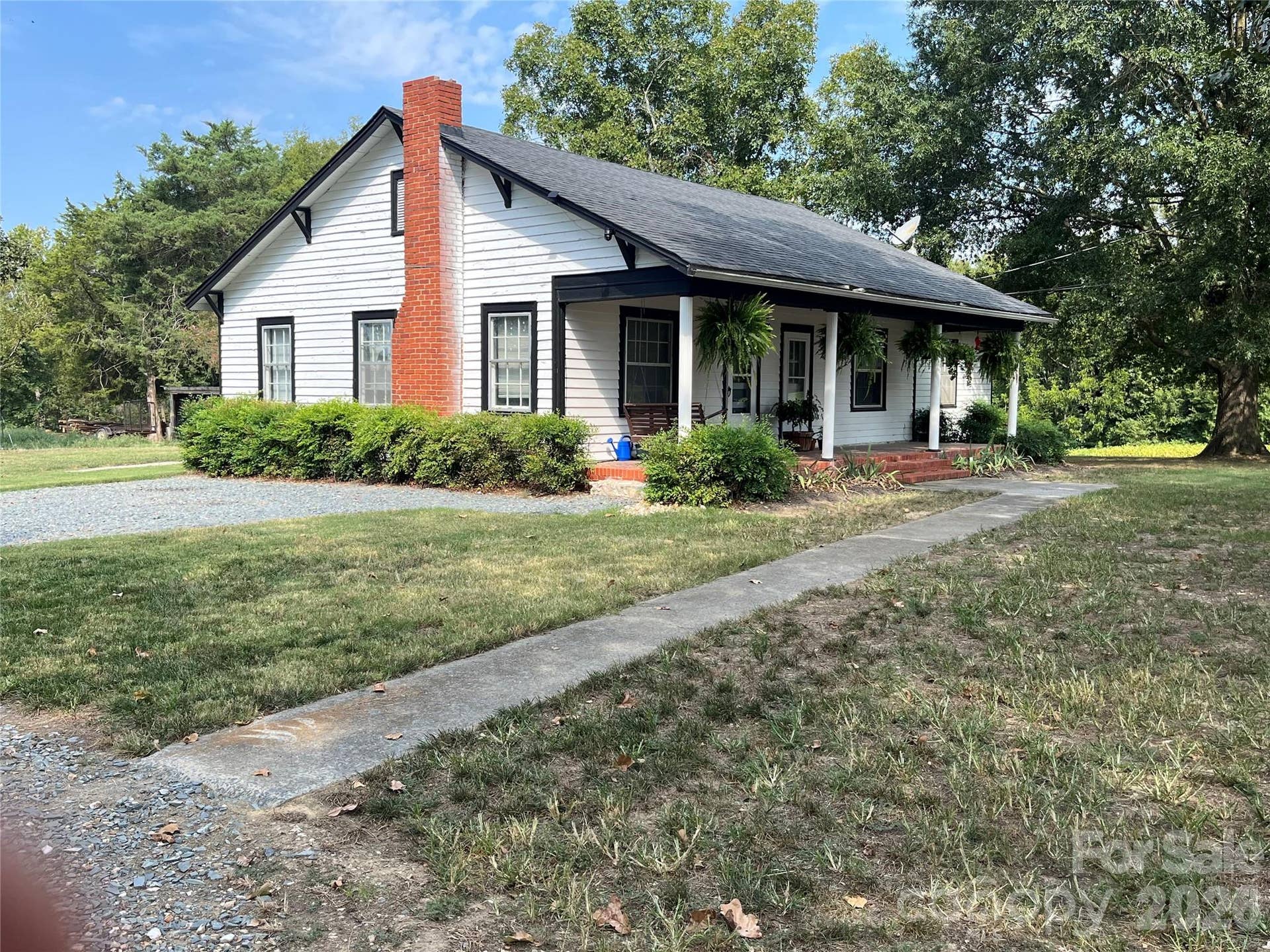 Side view of property - house built in 1945