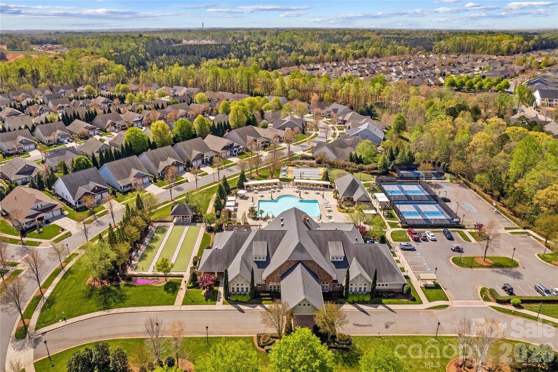 Baileys Glen is a popular 55+ community promoting active adult lifestyle with resort-style amenities.