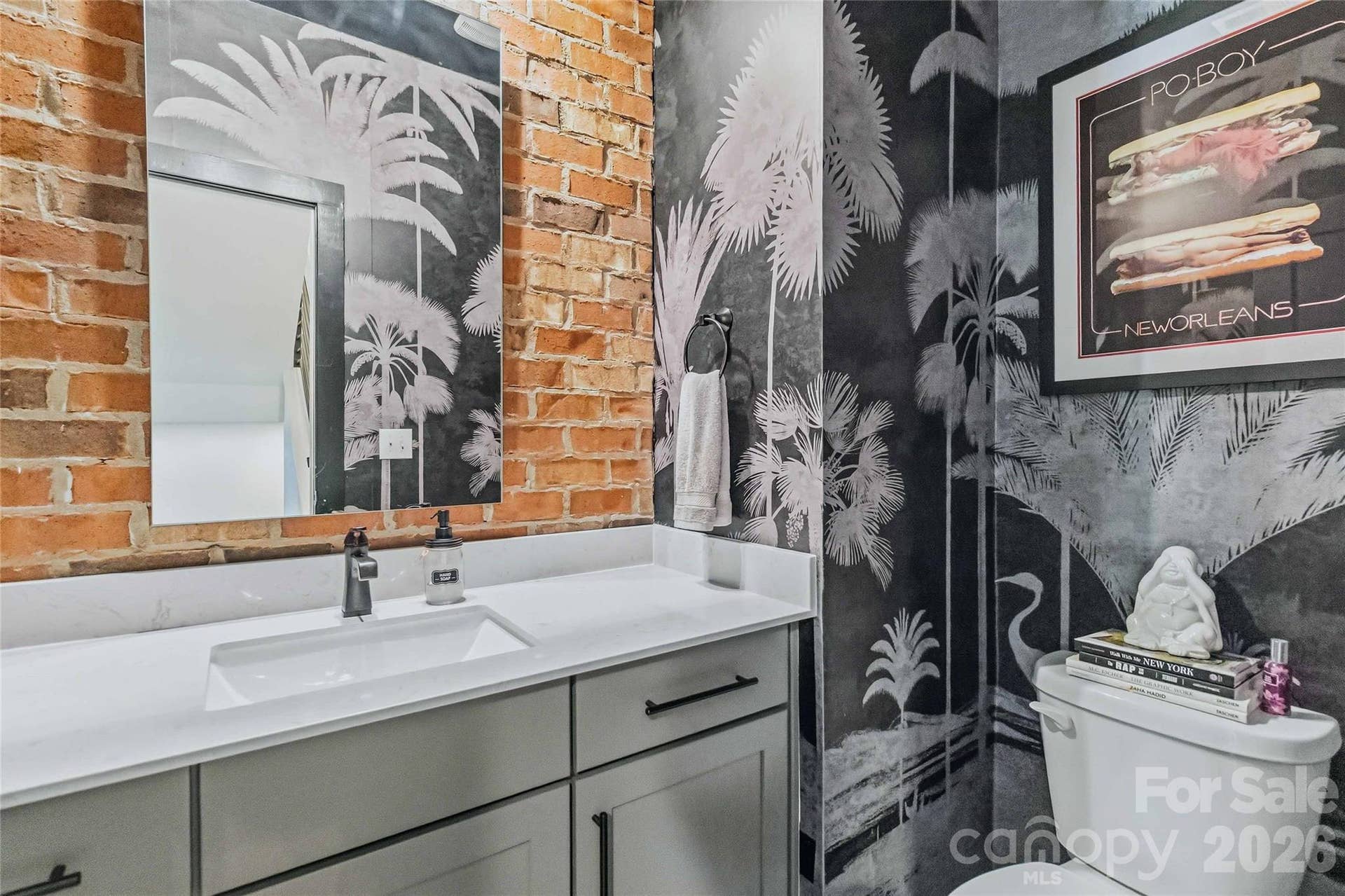 Half Bathroom on the Second Level
