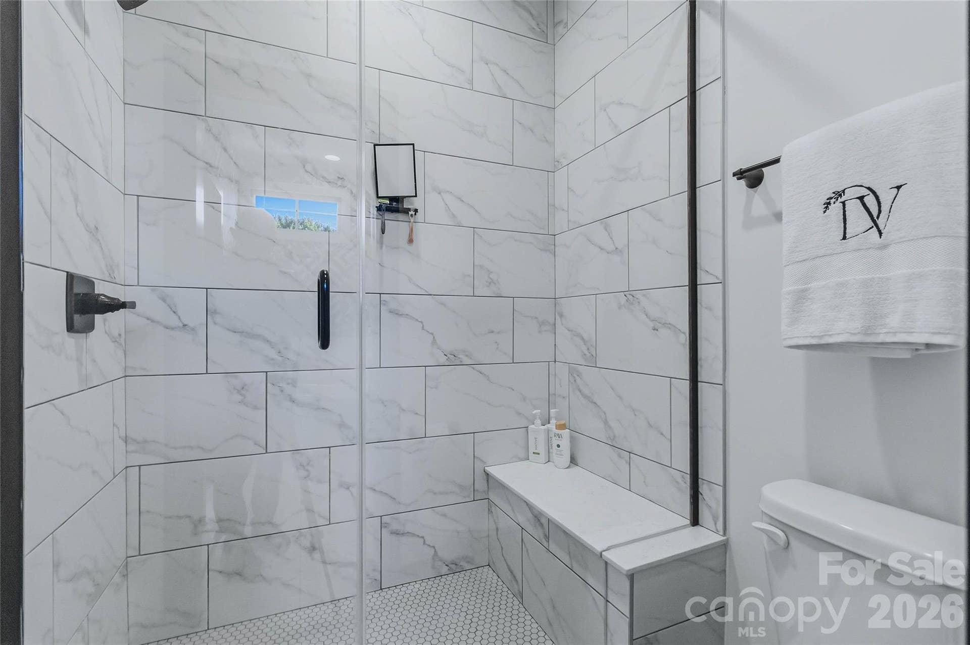Shower in Primary Bathroom