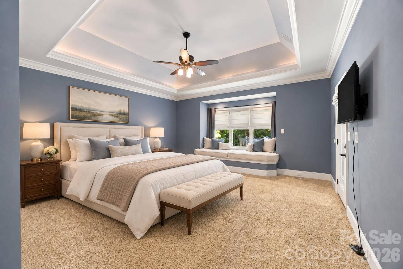 7481 Brotherton Road, Denver, NC 28037 Virtually Staged Primary Bedroom