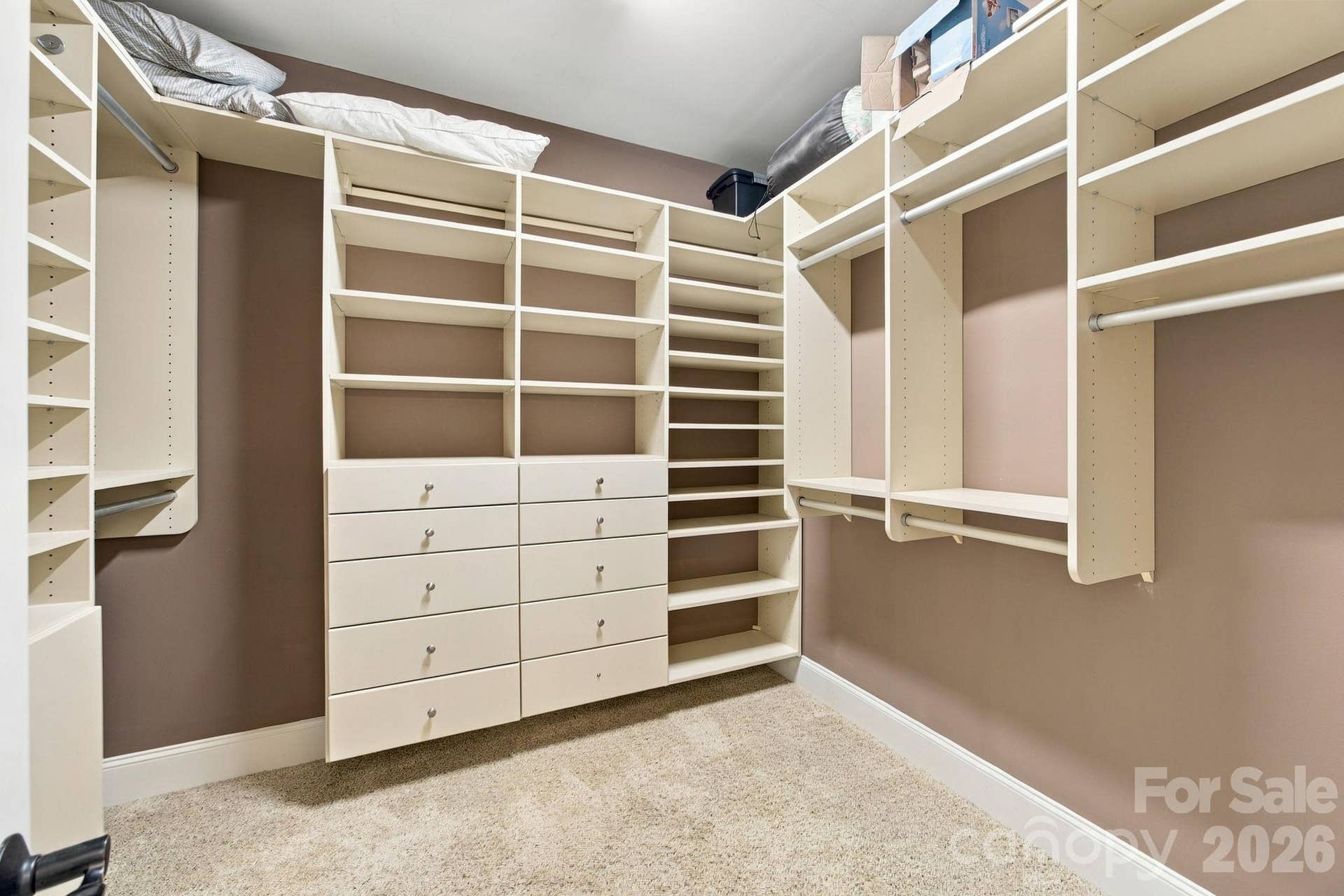 7481 Brotherton Road, Denver, NC 28037 Primary closet with designer closet