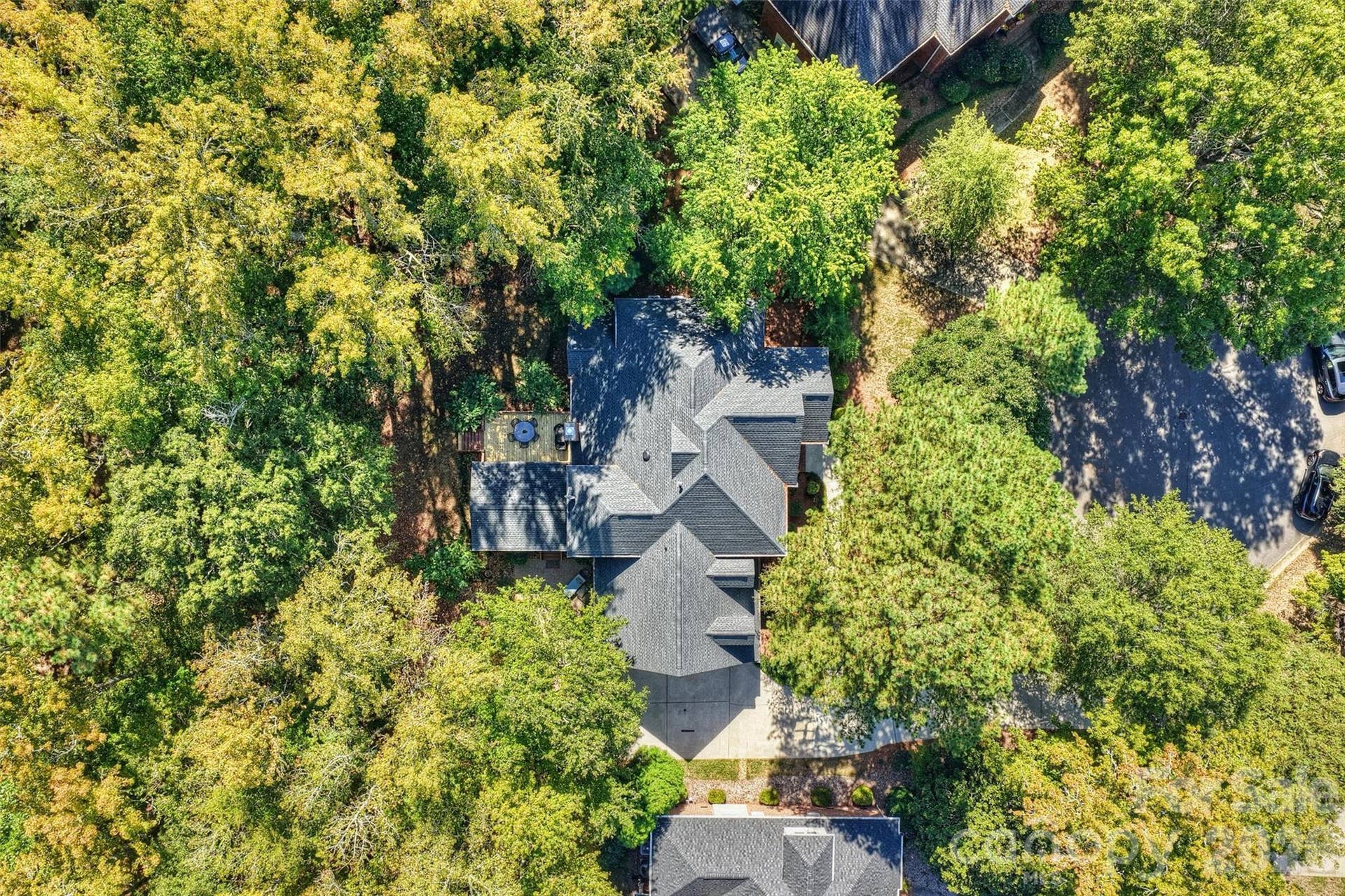 12727 Duncourtney Lane, Charlotte, NC 28277 Home backs to natural wooded area