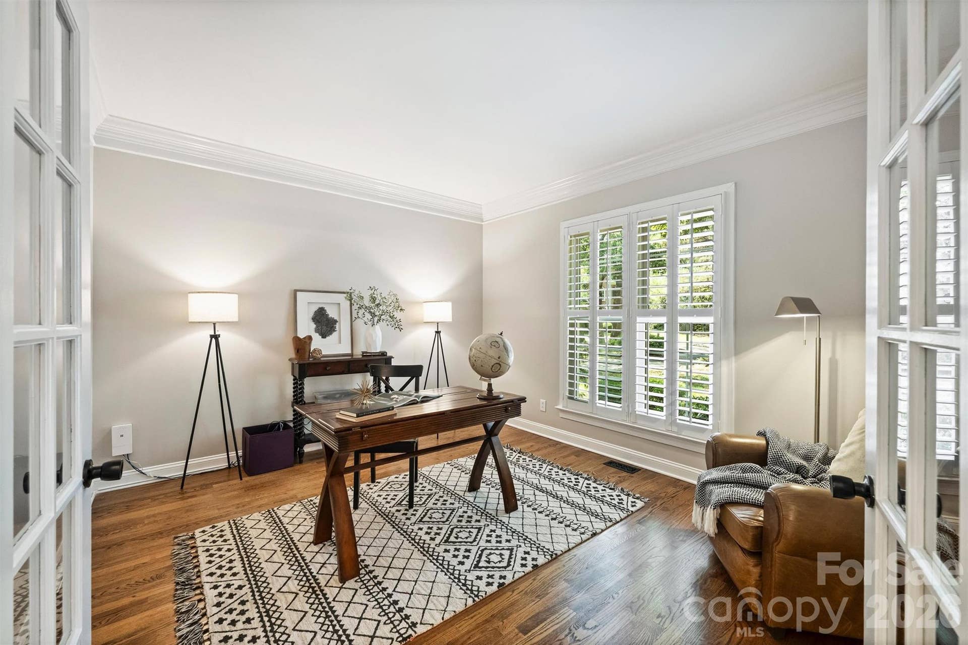 12727 Duncourtney Lane, Charlotte, NC 28277 Office with French doors