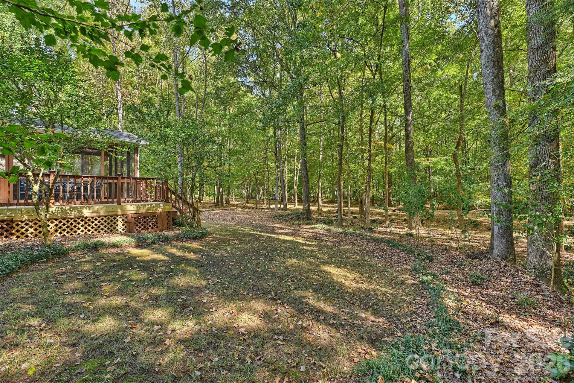 12727 Duncourtney Lane, Charlotte, NC 28277 Private wooded backyard