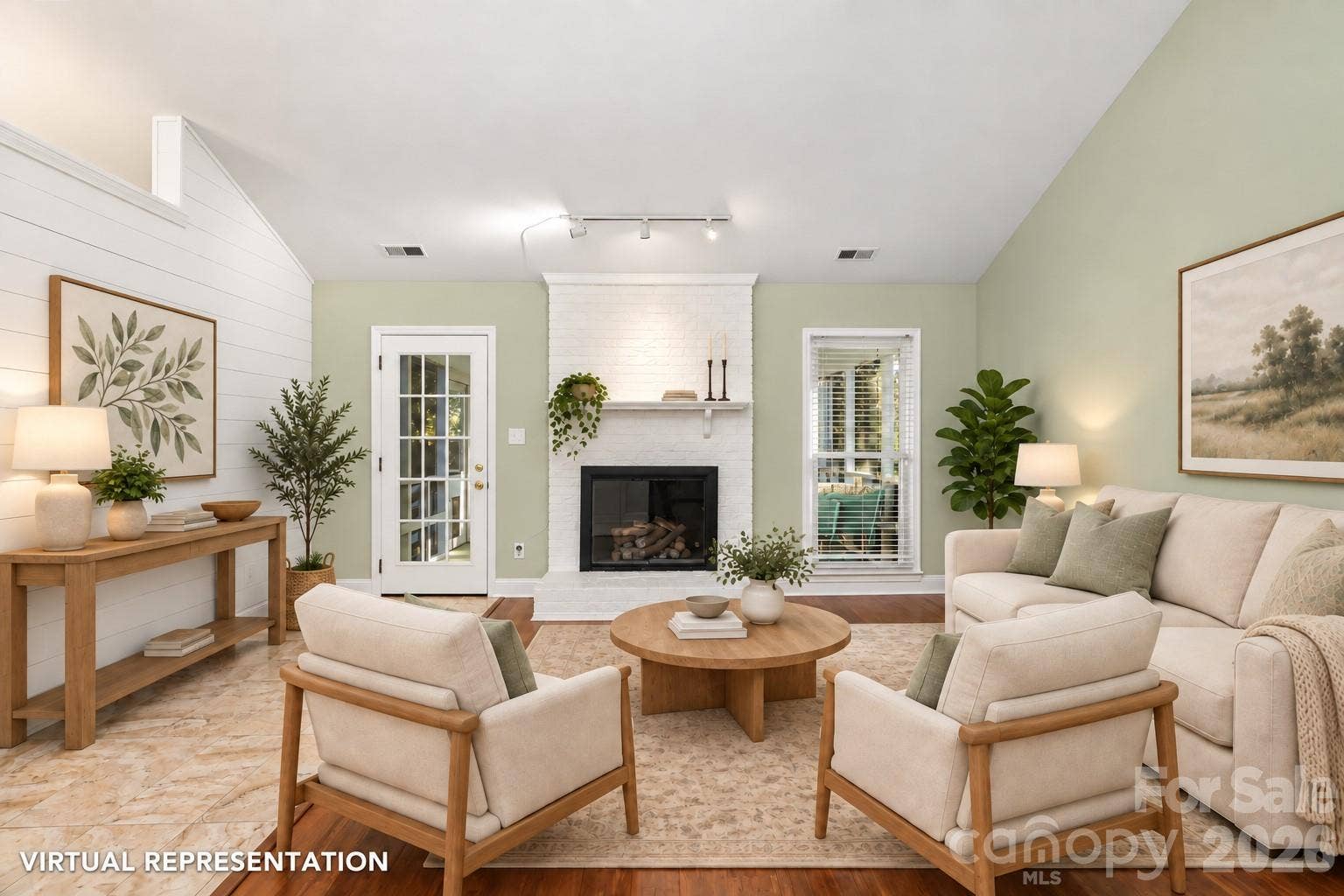 Kitchen Opens to Family Room