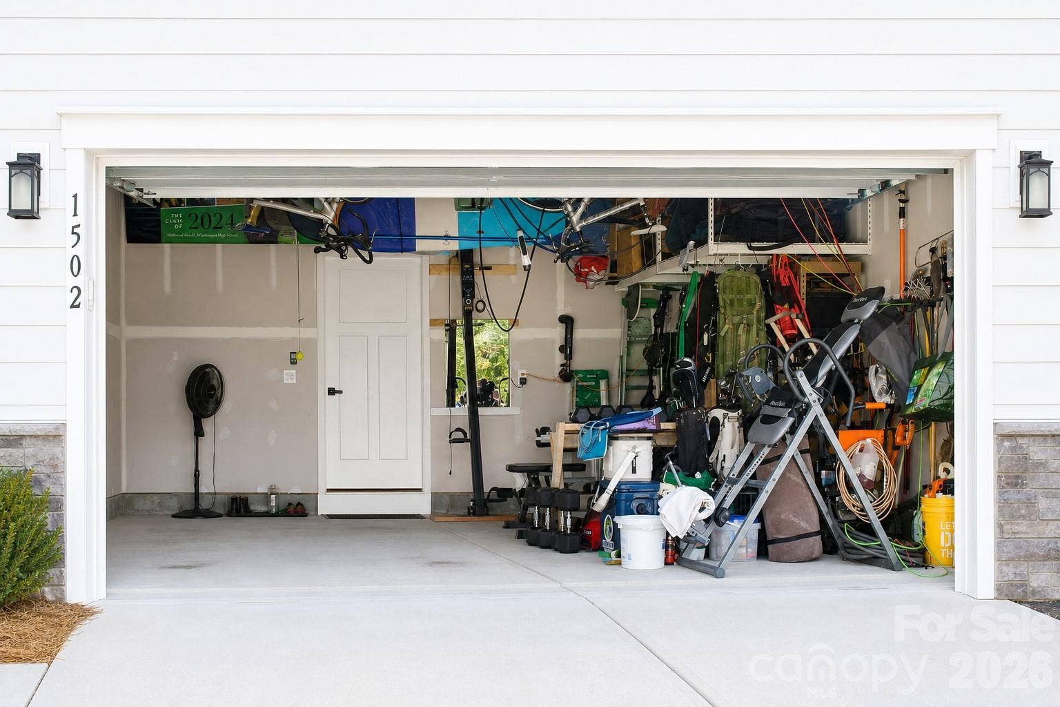 1502 Dennis Austin Lane, Indian Trail, NC 28079 Garage View