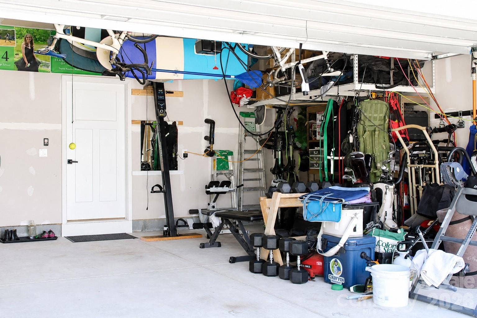 1502 Dennis Austin Lane, Indian Trail, NC 28079 Garage View Inside 1