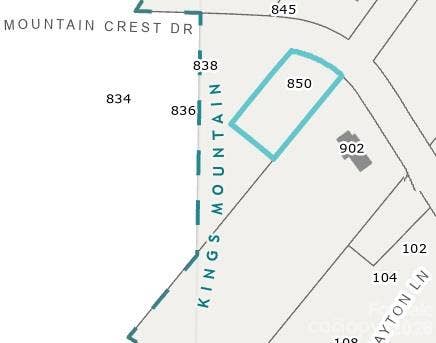 850 Mountain Crest Drive, Kings Mountain, NC 28086 Gaston County GIS
