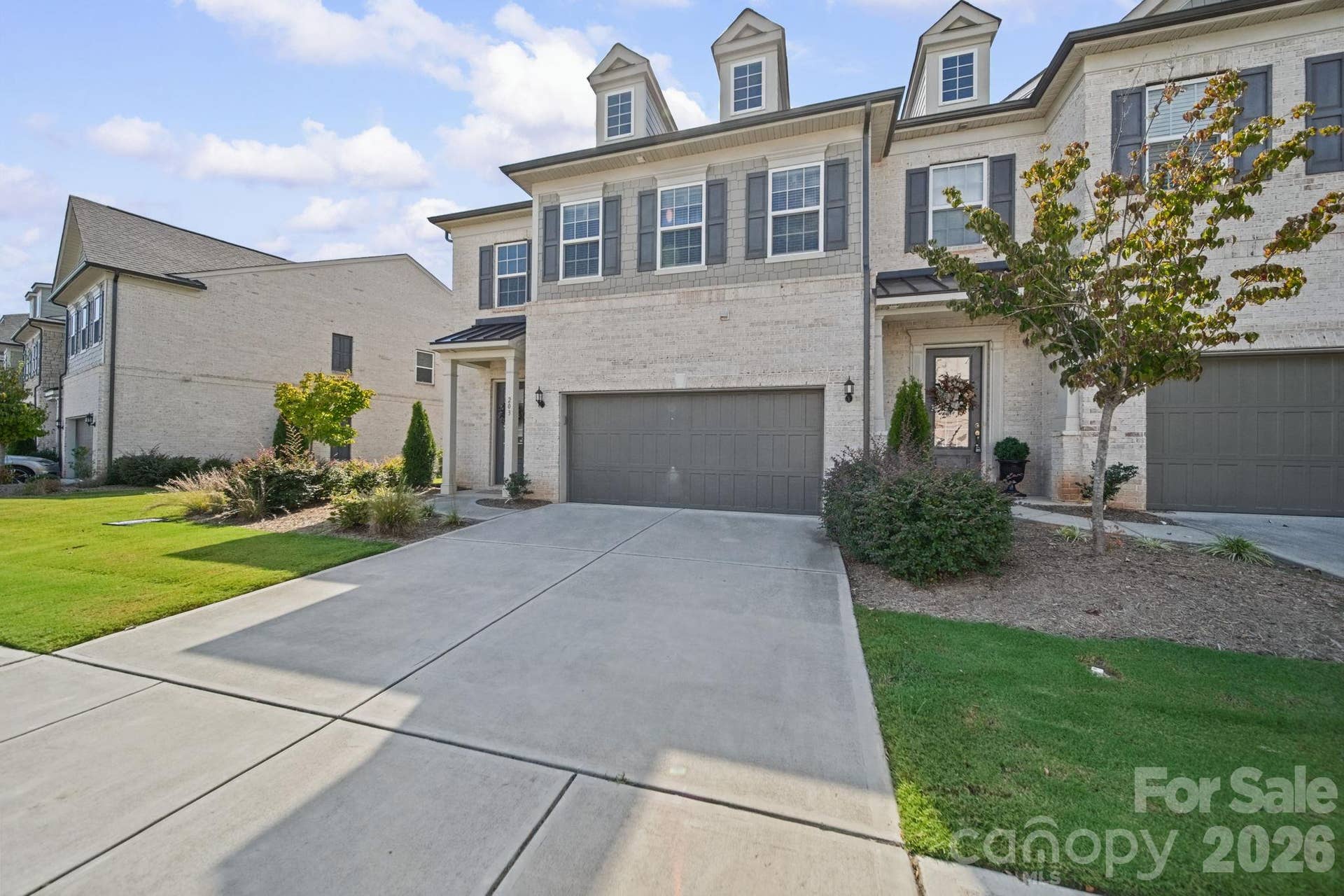 203 Heathbrook Lane, Waxhaw, NC 28173 Front, with a double garage