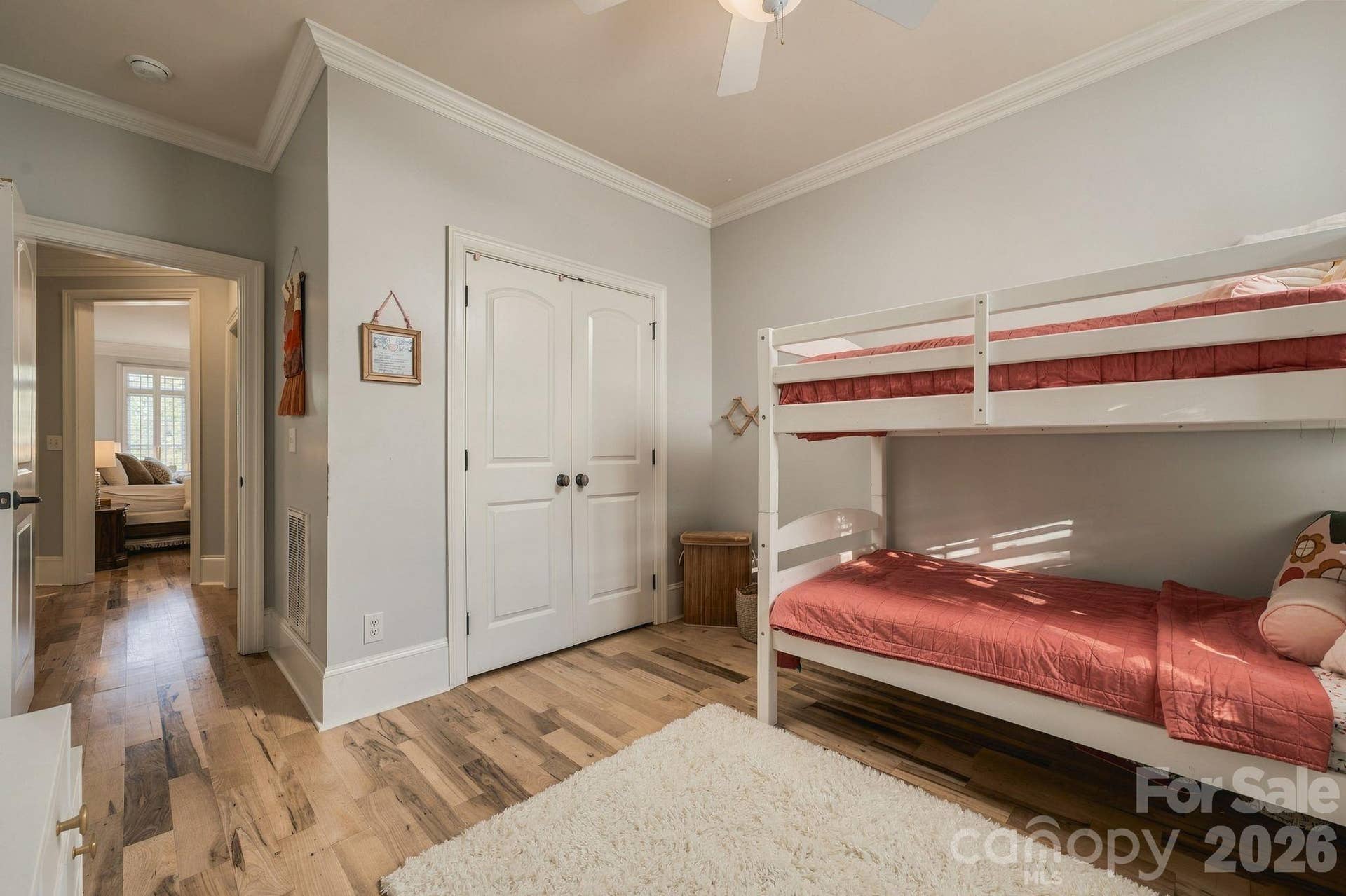 Separate flex room off of primary bedroom can be gym, library, or office