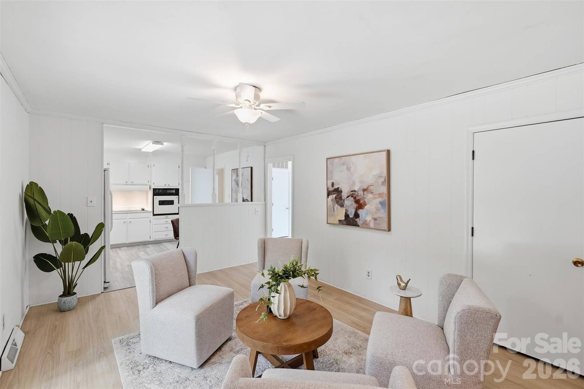 5724 Telfair Road, Charlotte, NC 28210 Updated Ceiling Fan in Family Room
