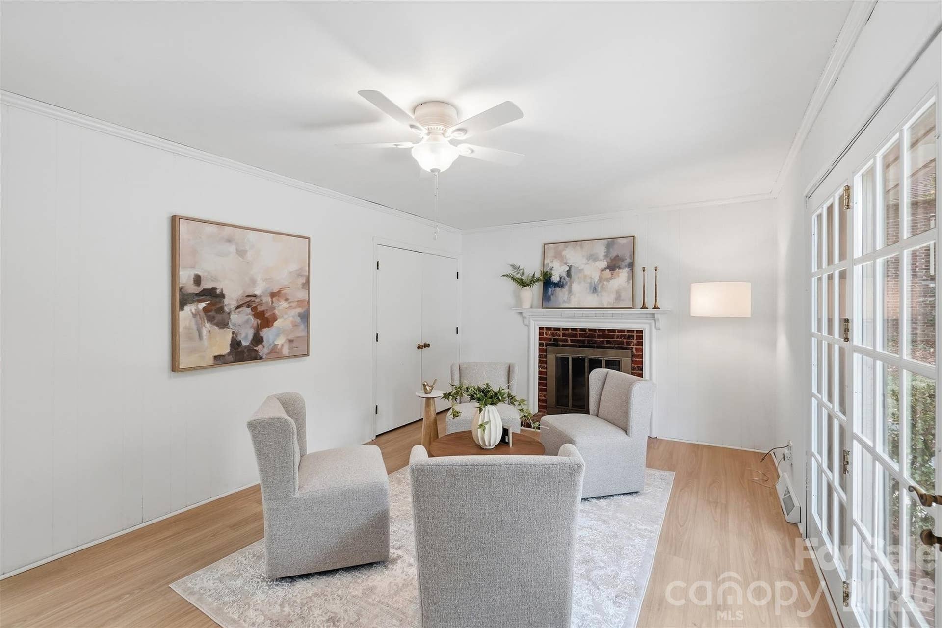 5724 Telfair Road, Charlotte, NC 28210 Laundry Closet conveniently located in Family Room