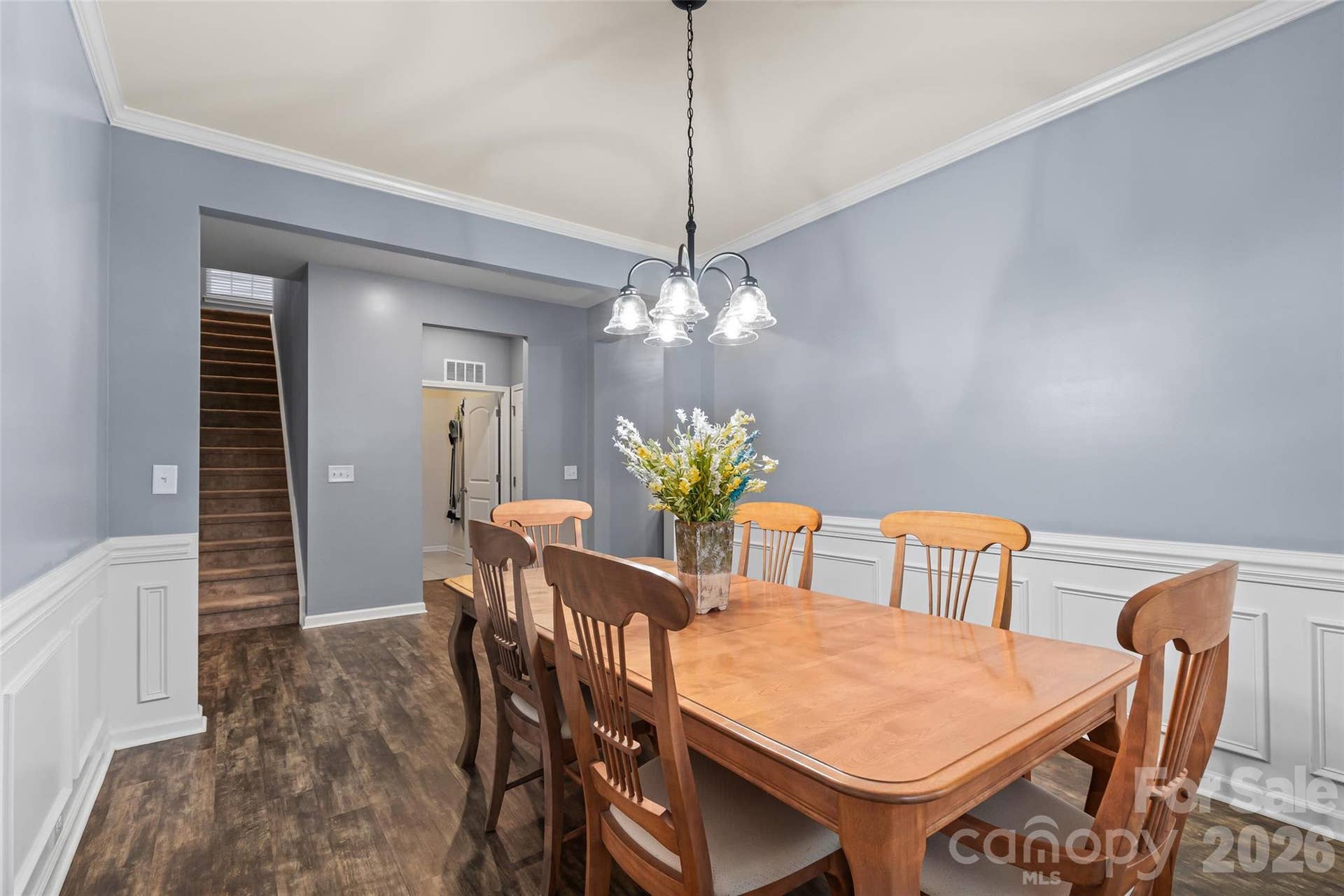 2003 Harvest Time Lane, Waxhaw, NC 28173 Formal Dining Room can be turned into a den with French doors if desired