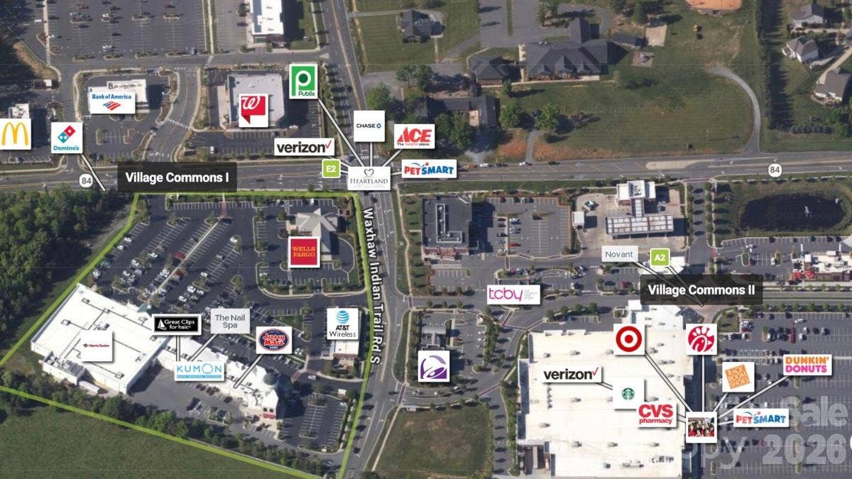 2003 Harvest Time Lane, Waxhaw, NC 28173 6 Minutes to Village Commons in Wesley Chapel which has Target, Publix, Harris Teeter, Banks, Animal and Dental Care, Chik-fil-A, Restaurants and more!