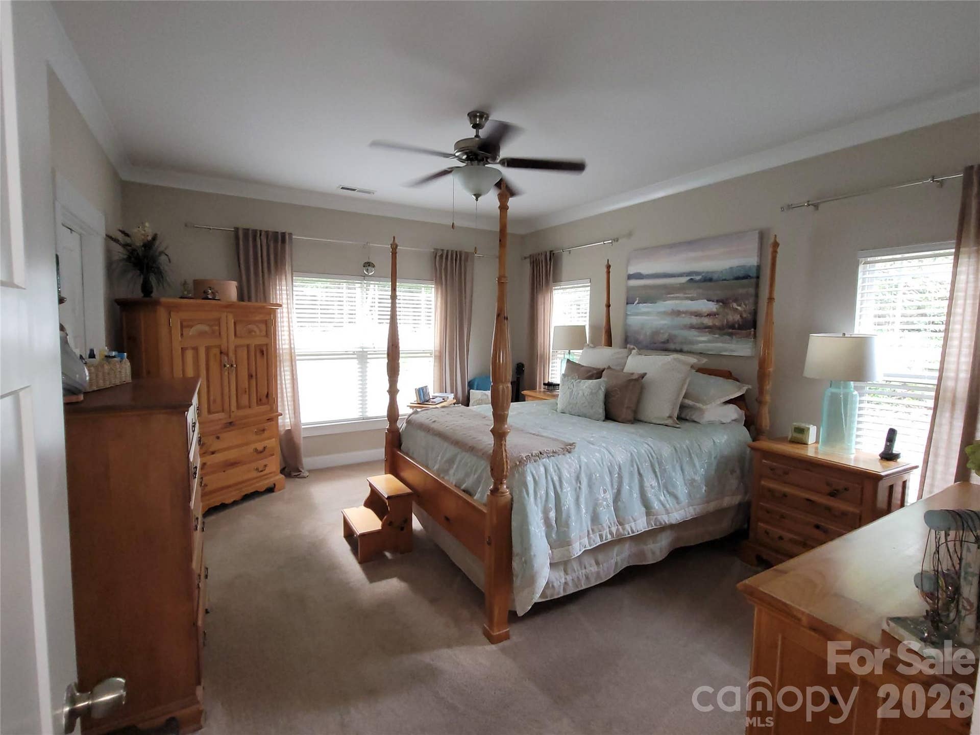 2117 London Lane, Belmont, NC 28012 Master Bedroom with Walk-In Closets