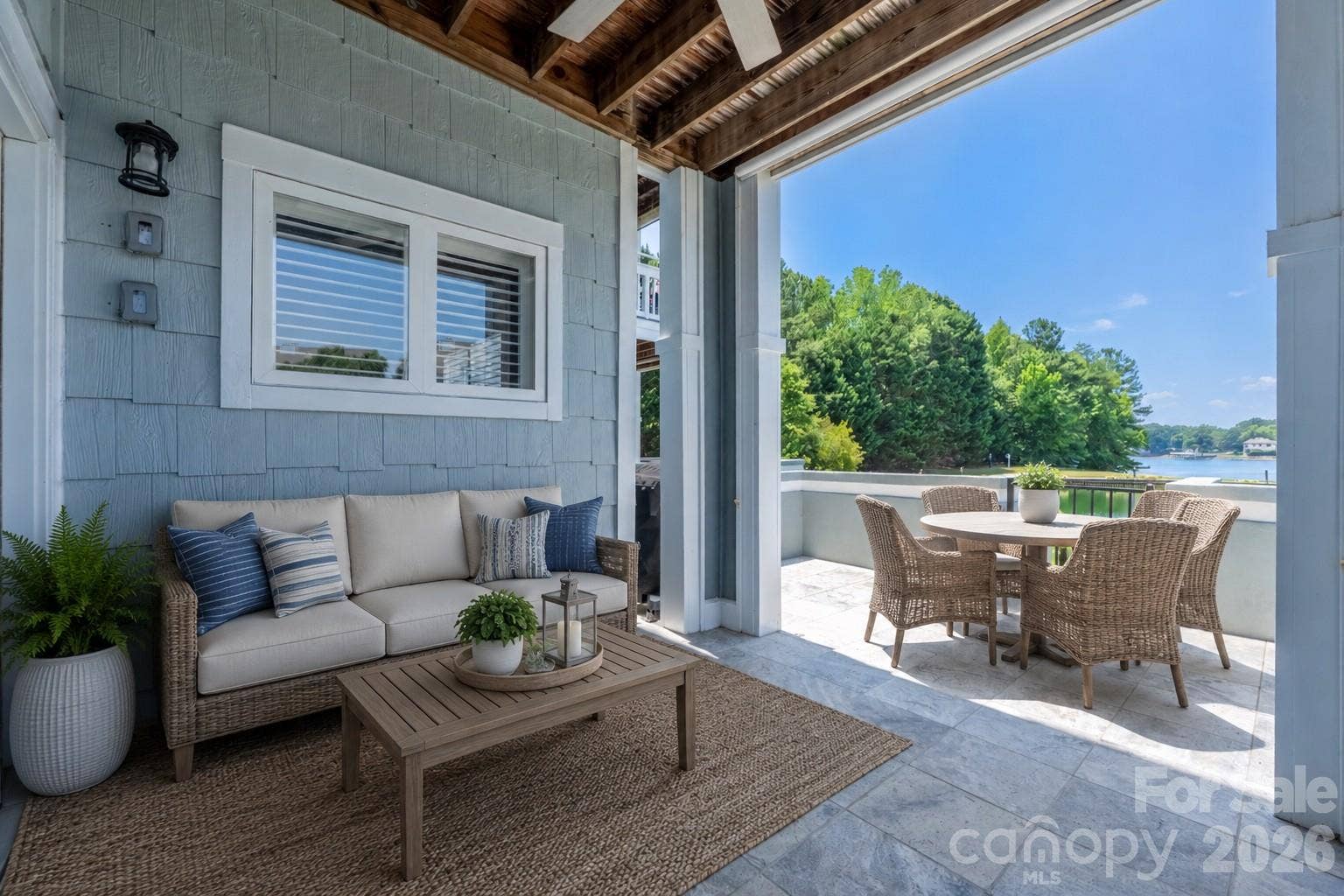 Patio - virtually staged