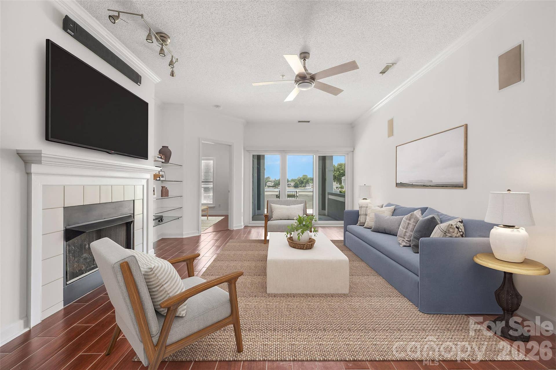 Family Room - virtually staged