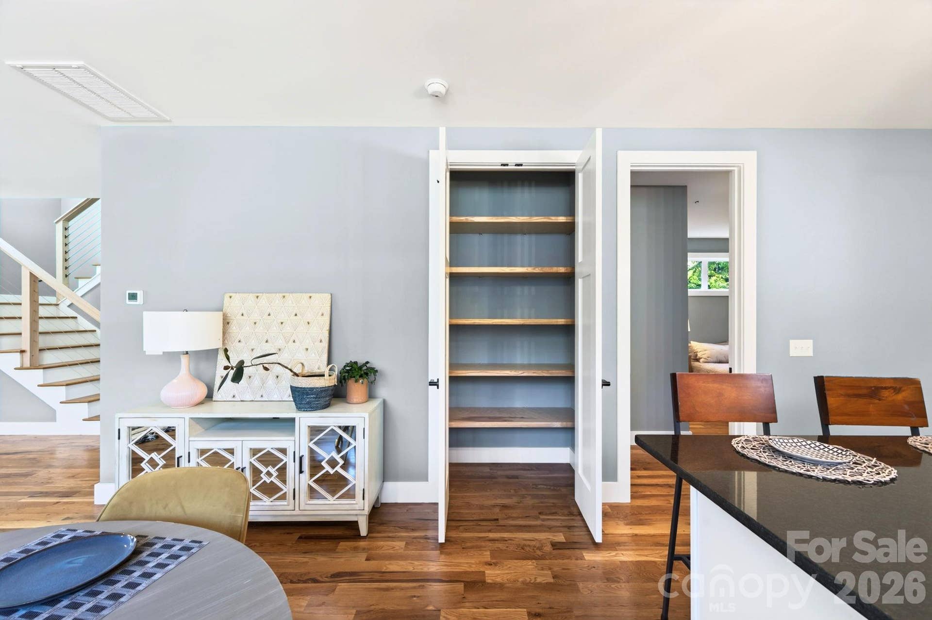 Pantry Closet Highlights Efficient Design