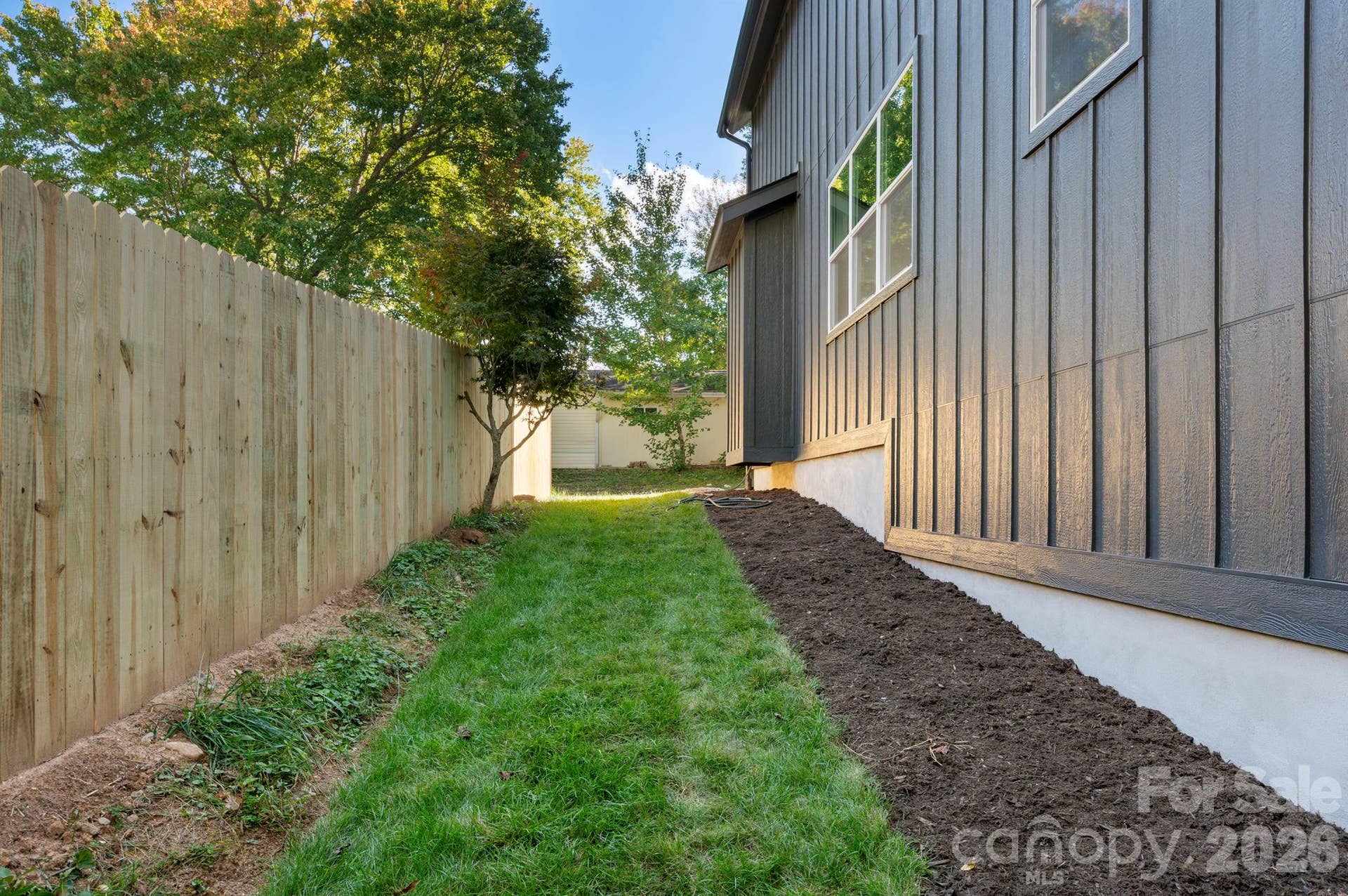 Green Space and Privacy Fence