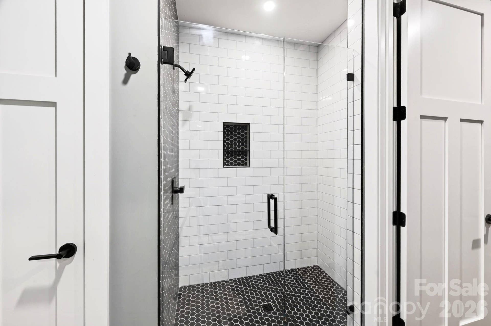 Tiled, Walk-In Shower