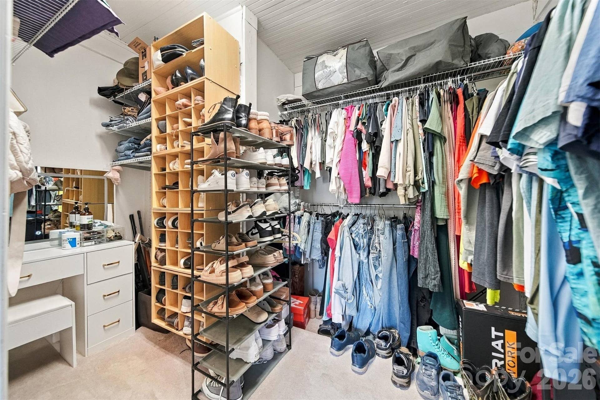 Primary walk in closet