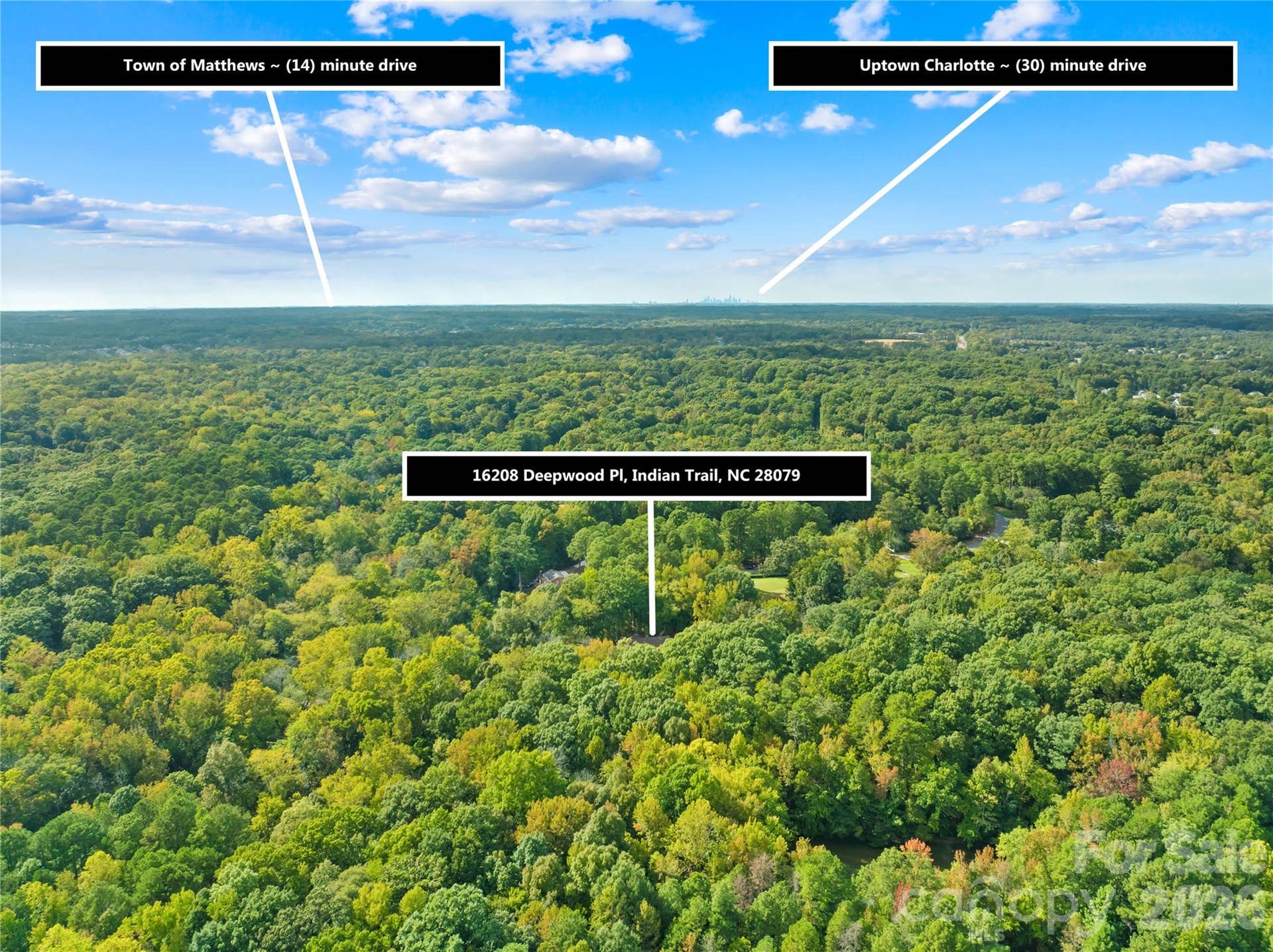 16208 Deepwood Place, Indian Trail, NC 28079 everyday conveniences are just minutes away...