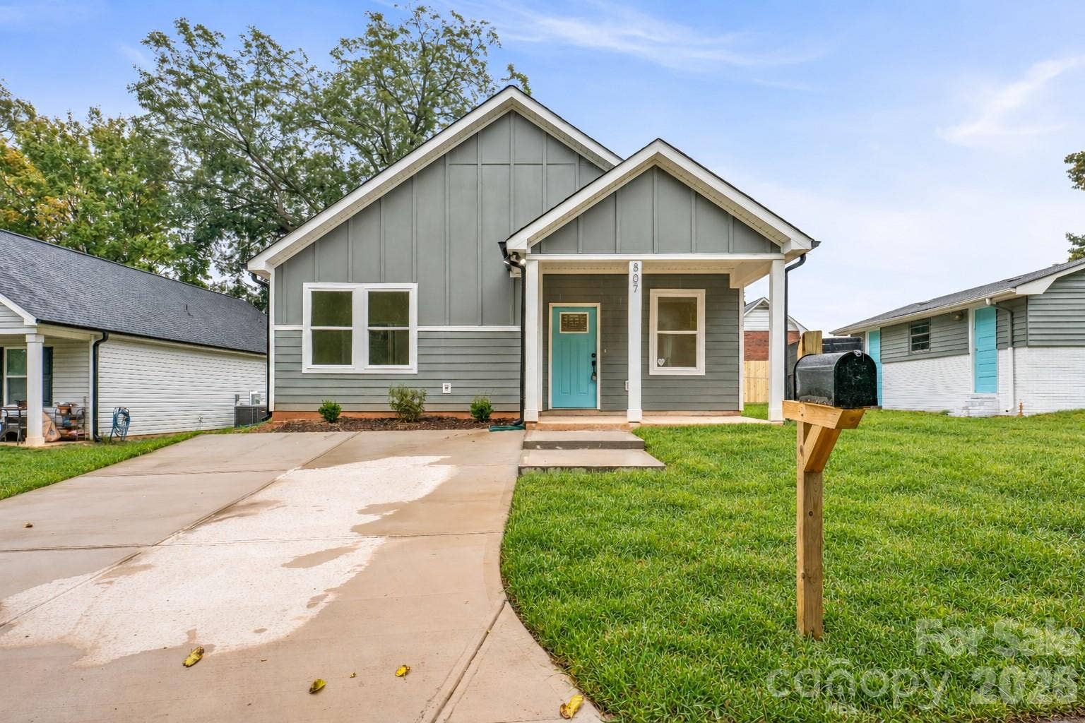 807 Cedar Street, East Spencer, NC 28039 Virtually staged grass