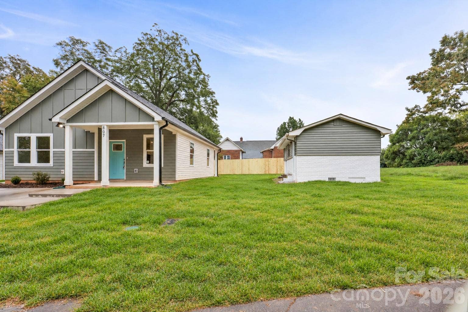 807 Cedar Street, East Spencer, NC 28039 Virtually staged grass